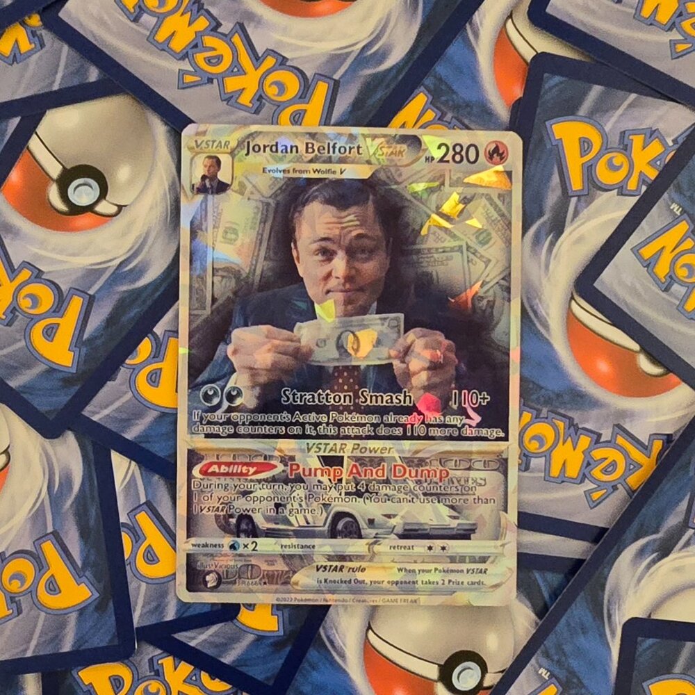 Jordan Belfort Pokemon Card - Wolf of Wallstreet